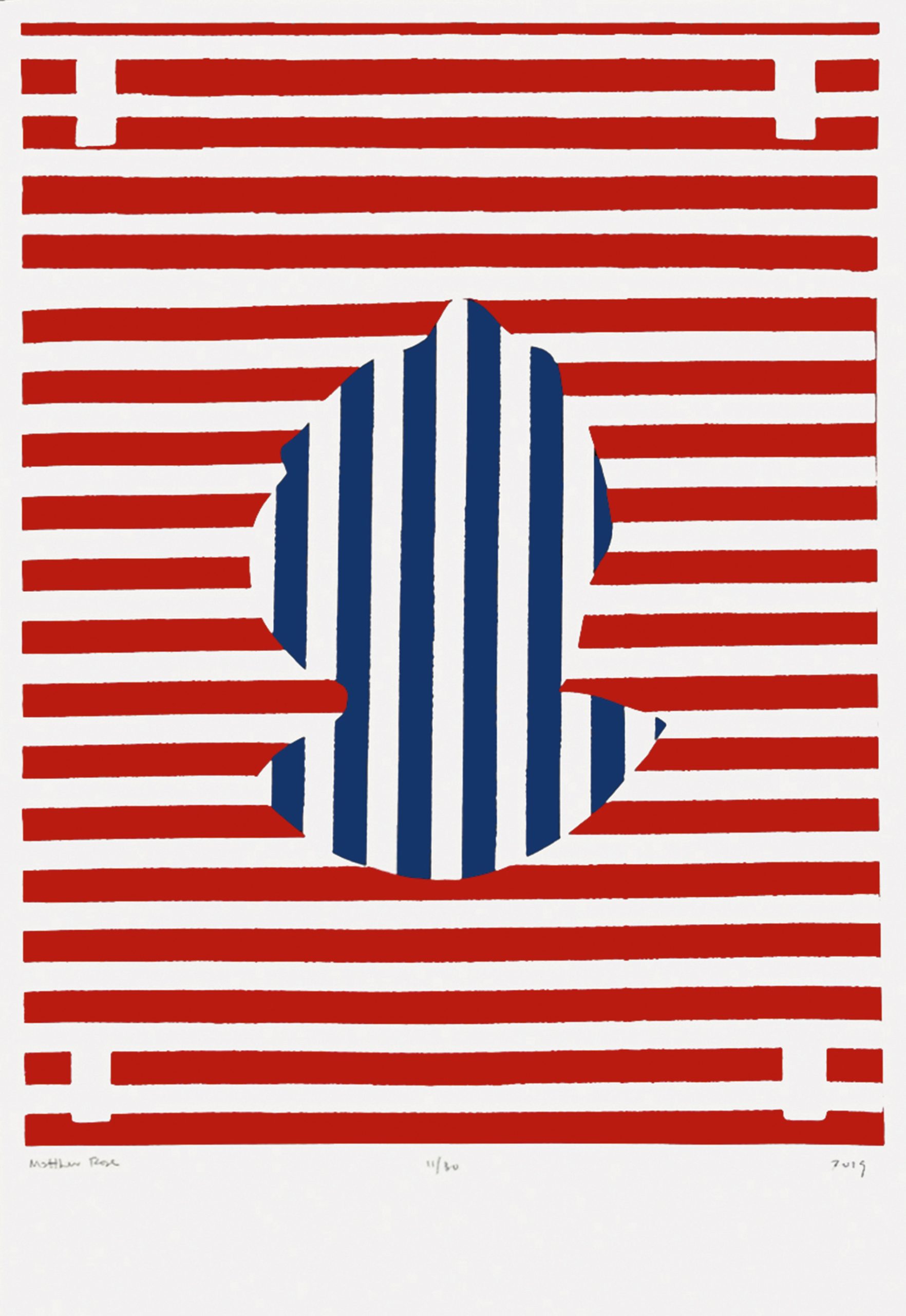 graphic portrait of Queen Elizabeth